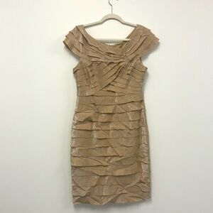 London Style event dress size 12 cream